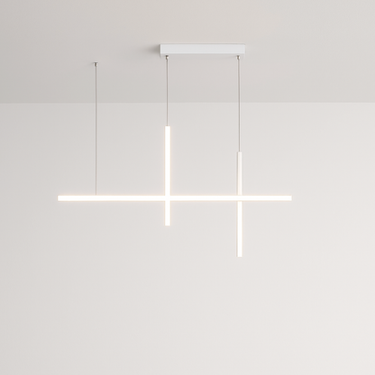 Lustre LED Minimaliste Dimmable Noir SANDYHA