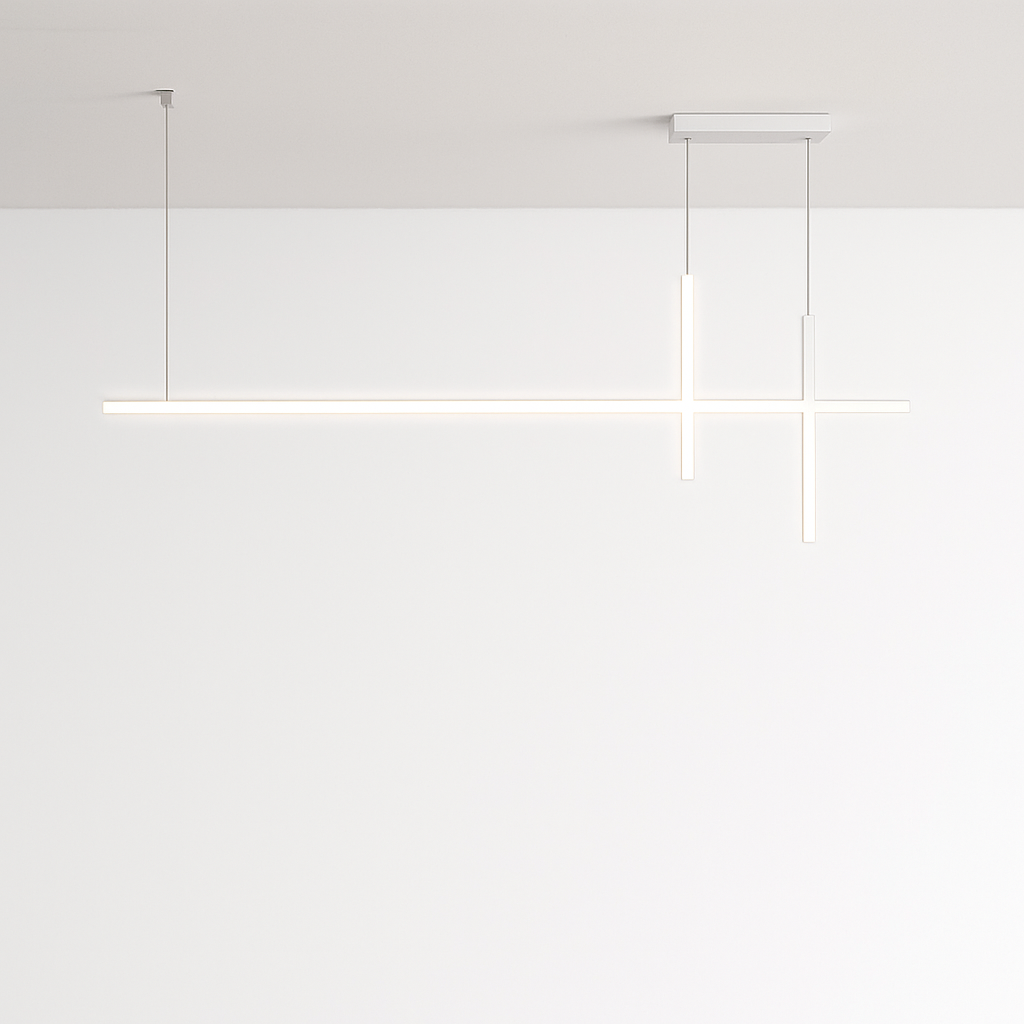 Lustre LED Minimaliste Dimmable Noir SANDYHA