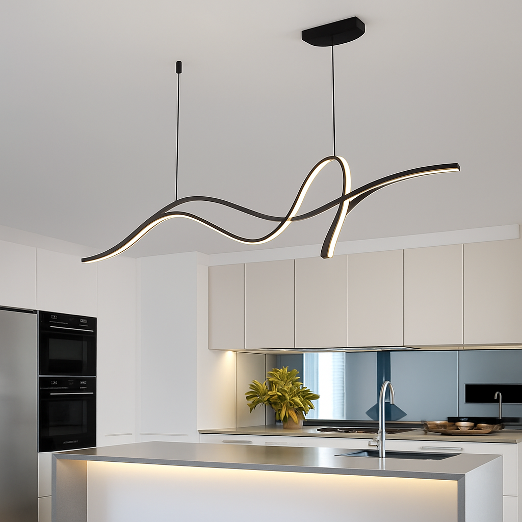 Lustre LED Moderne Dimmable - Design Épuré