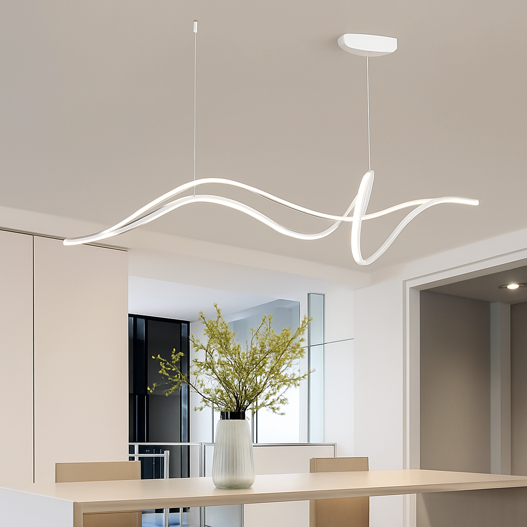 Lustre LED Moderne Dimmable - Design Épuré