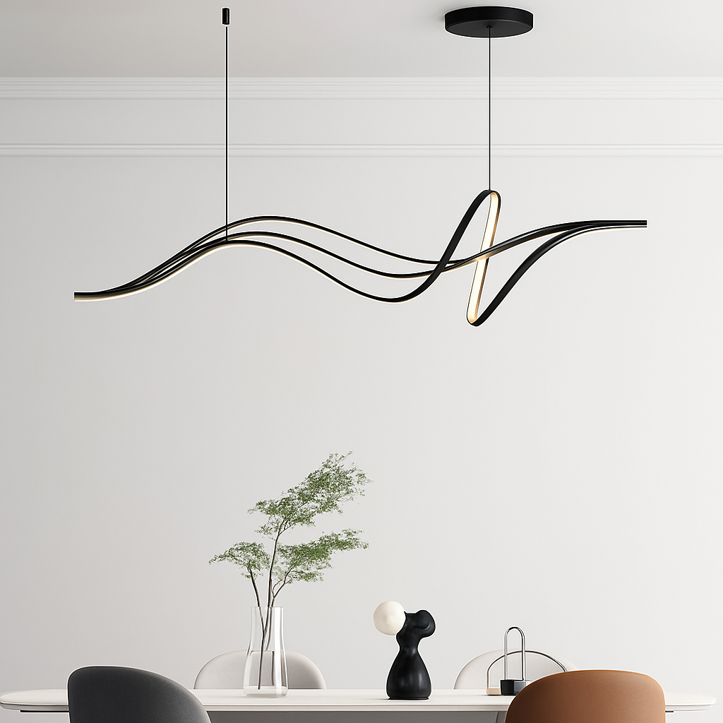 Lustre LED Moderne Dimmable - Design Épuré