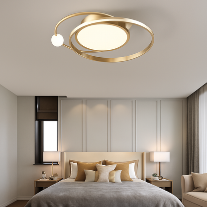 Plafonnier LED Moderne Design Fer Dimmable