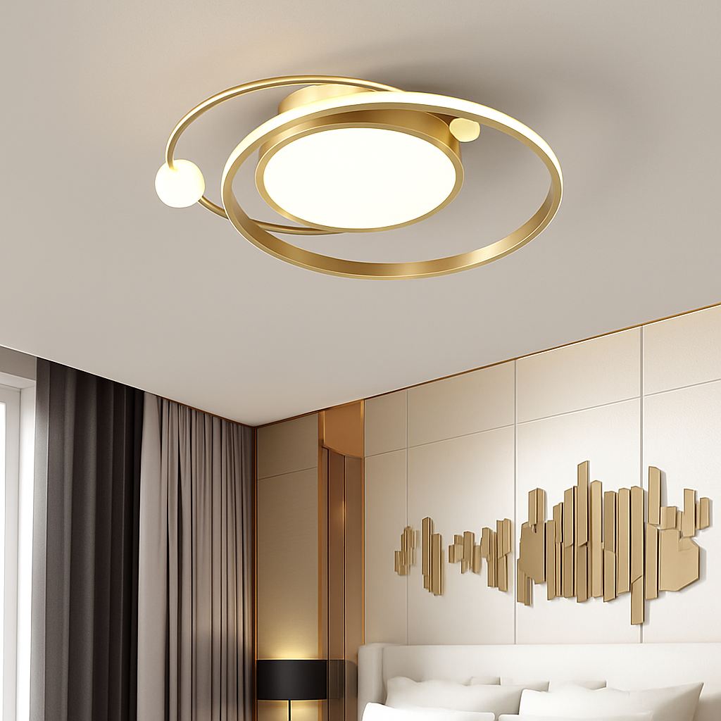 Plafonnier LED Moderne Design Fer Dimmable