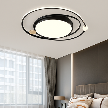 Plafonnier LED Moderne Design Fer Dimmable