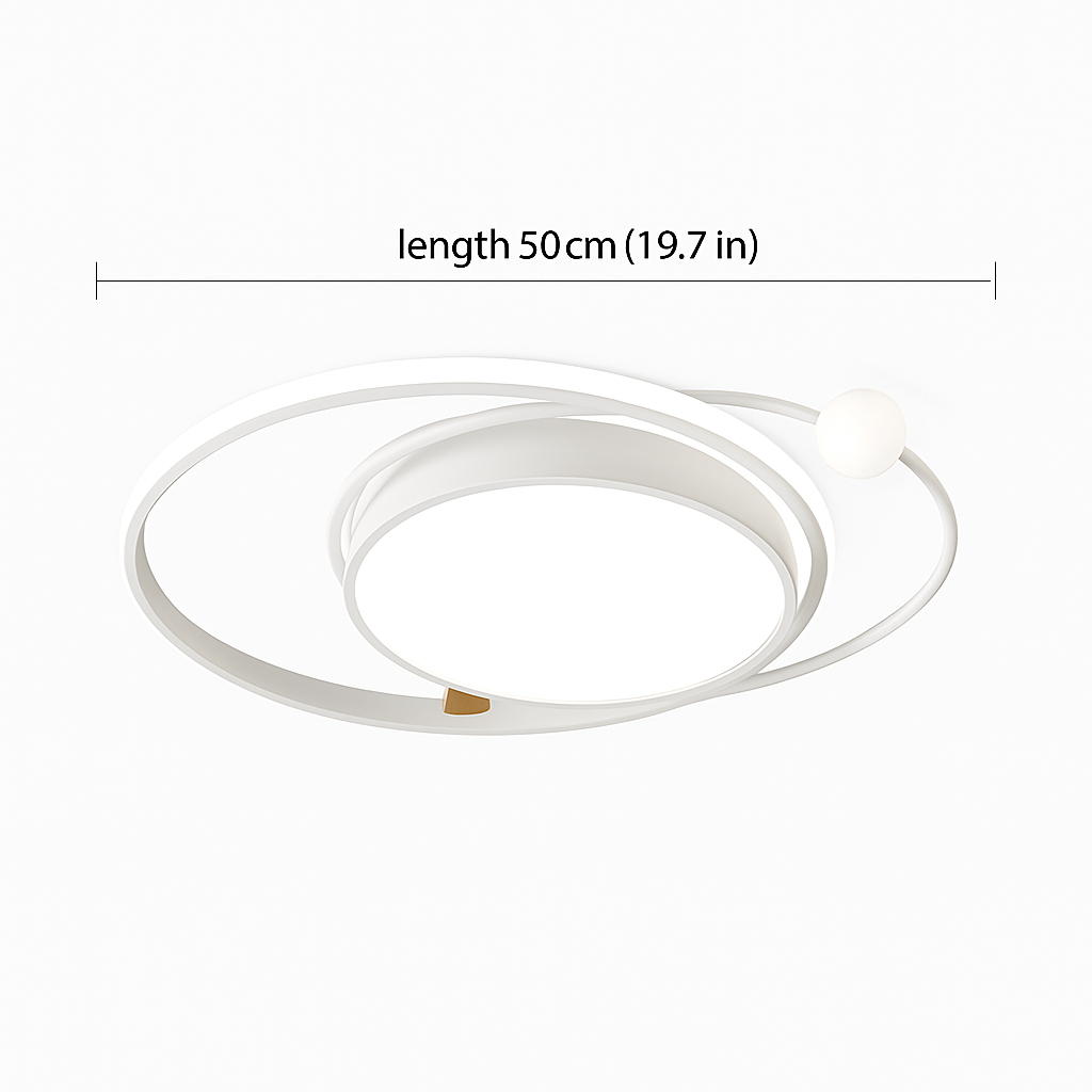 Plafonnier LED Moderne Design Fer Dimmable