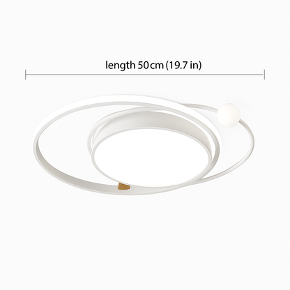 Plafonnier LED Moderne Design Fer Dimmable