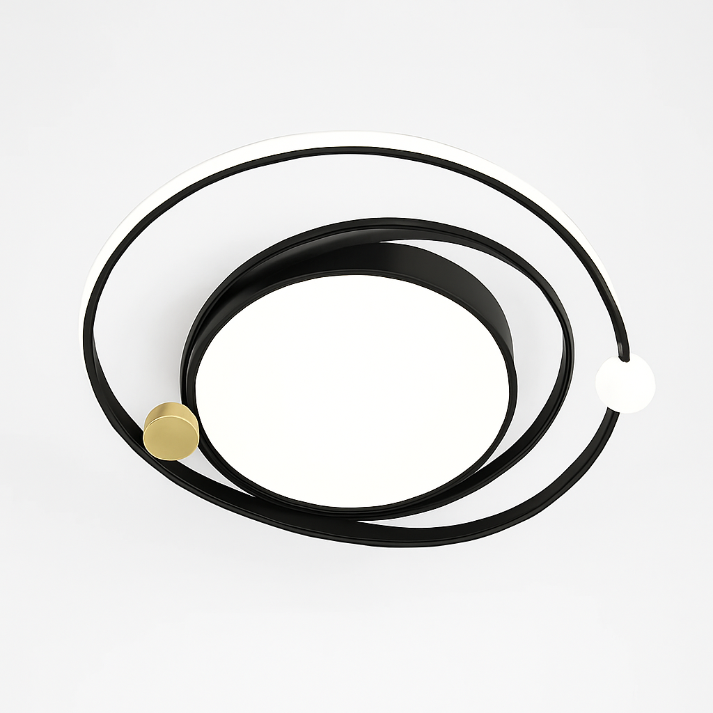 Plafonnier LED Moderne Design Fer Dimmable