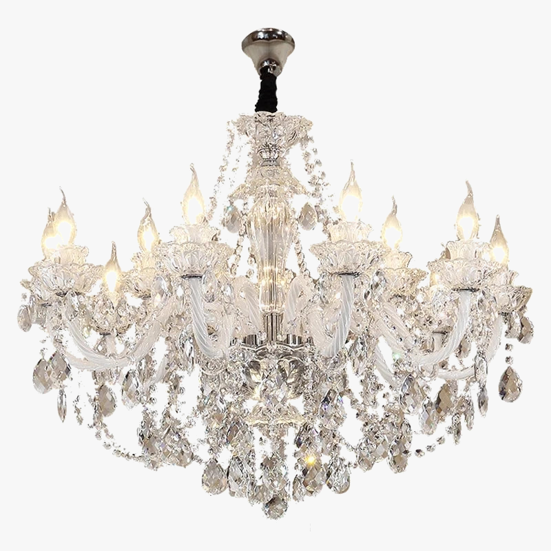 Lustre Cristal Moderne Dimmable