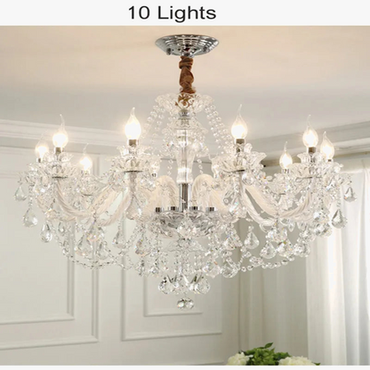 Lustre Cristal Moderne Dimmable