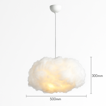 Lustre Nuage LED Moderne Suspendu en Soie