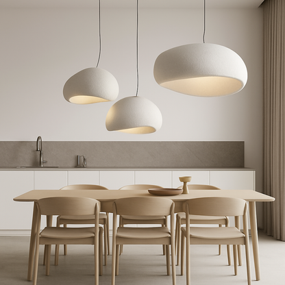 Lustre LED Wabi Sabi Moderne Nordique