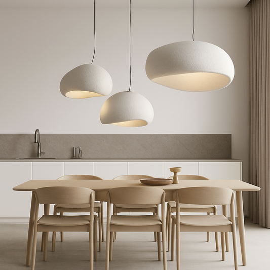 Lustre LED Wabi Sabi Moderne Nordique