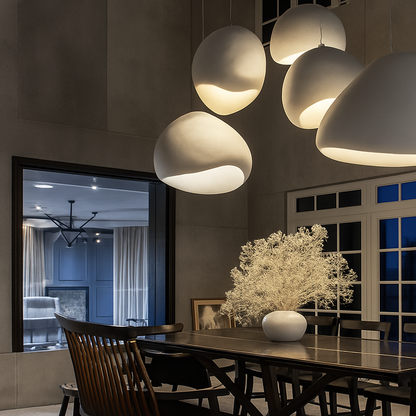 Lustre LED Wabi Sabi Moderne Nordique