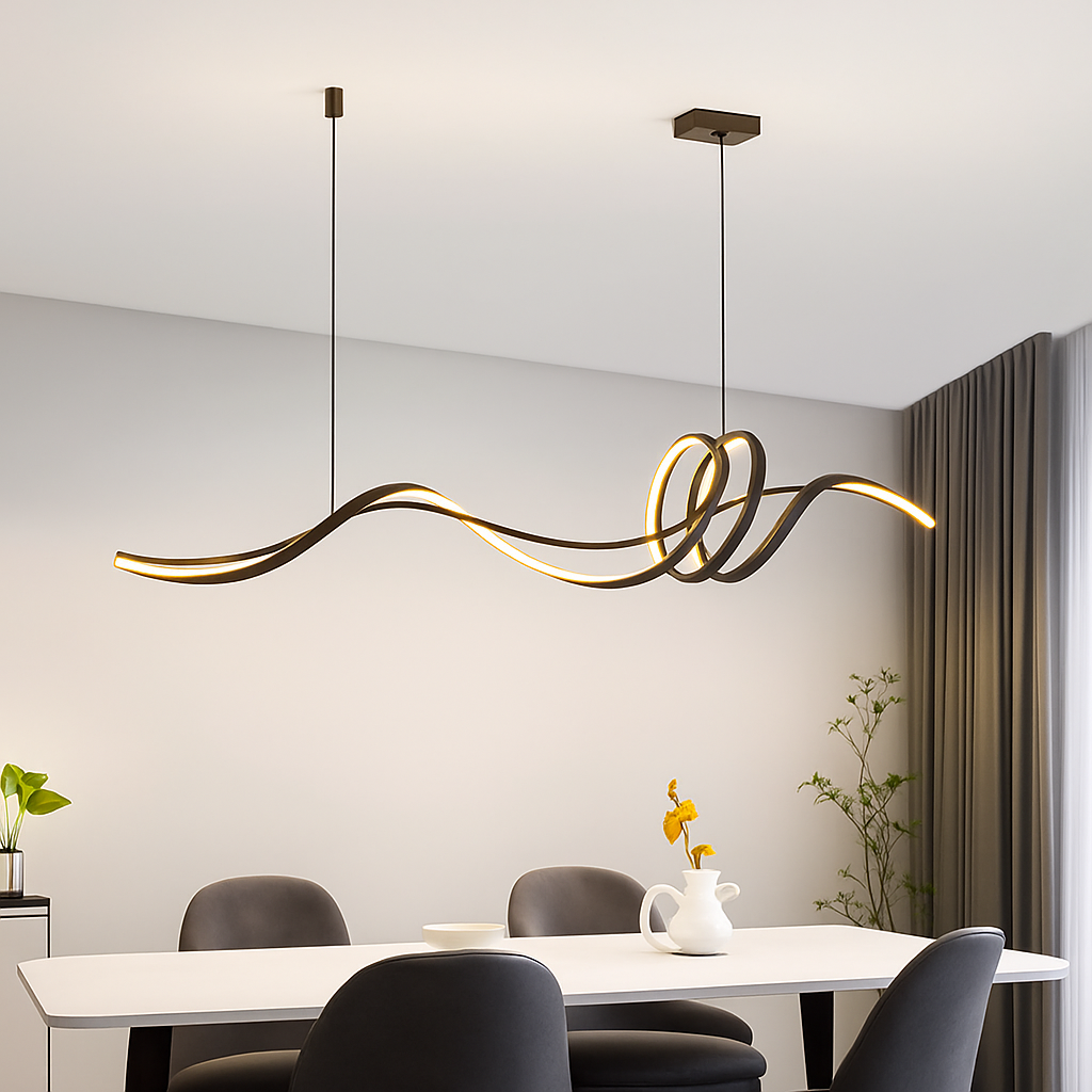 Lustre LED Moderne Striptips Dimmable