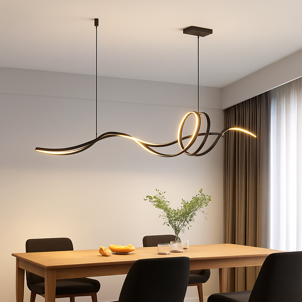 Lustre LED Moderne Striptips Dimmable
