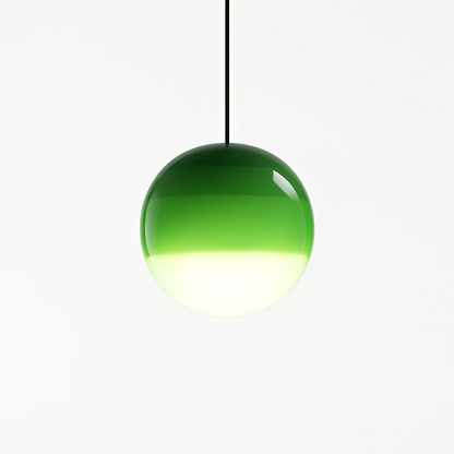 Lustre LED Verre Dégradé Style Nordique