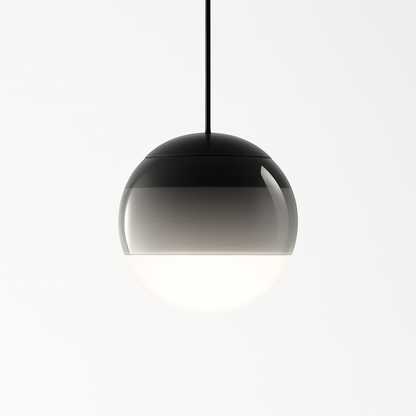 Lustre LED Verre Dégradé Style Nordique