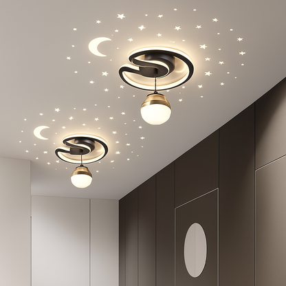 Lustre LED Ciel Étoilé Scandinave
