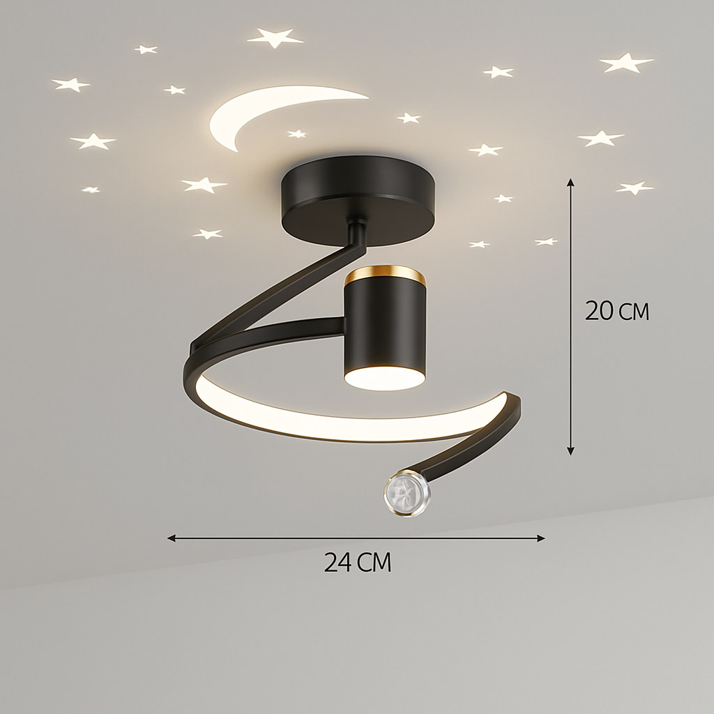 Lustre LED Ciel Étoilé Scandinave