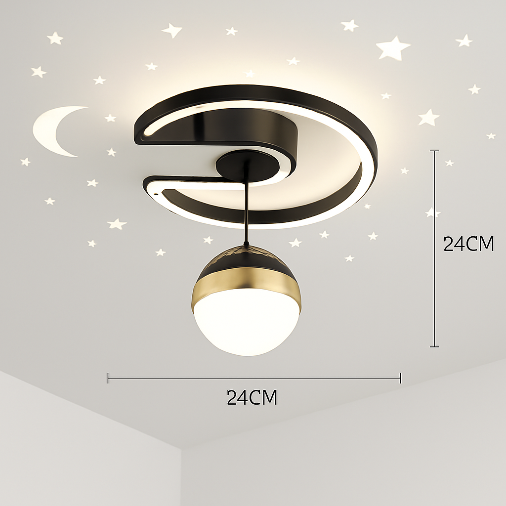 Lustre LED Ciel Étoilé Scandinave