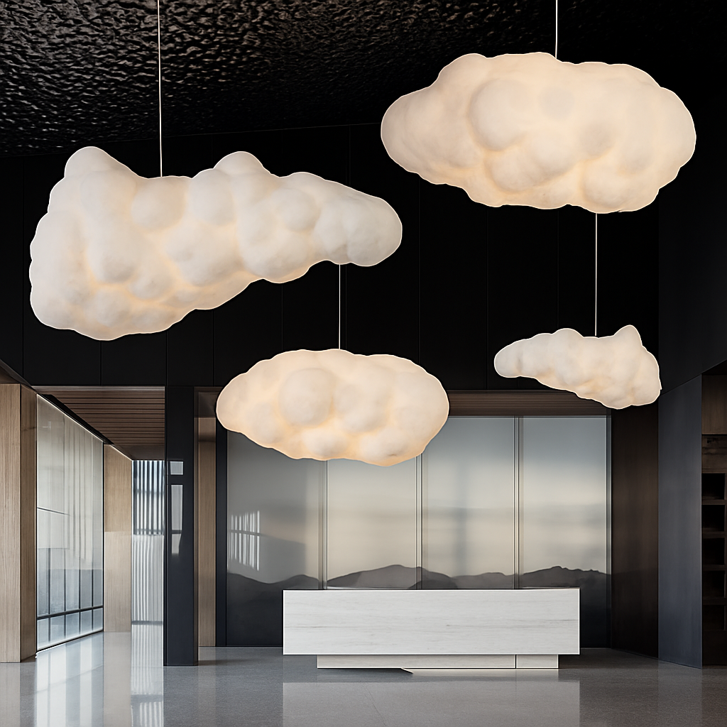 Lustre Nuage LED pour Chambre Enfant