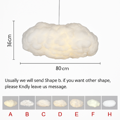 Lustre Nuage LED pour Chambre Enfant