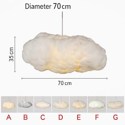 Lustre Nuage LED pour Chambre Enfant