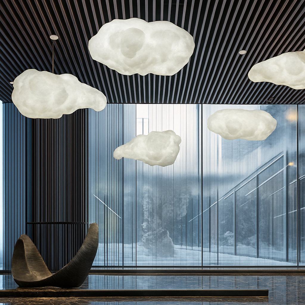 Lustre Nuage LED pour Chambre Enfant