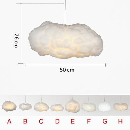 Lustre Nuage LED pour Chambre Enfant