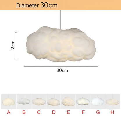 Lustre Nuage LED pour Chambre Enfant