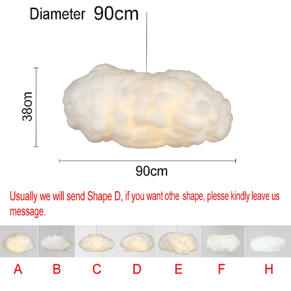 Lustre Nuage LED pour Chambre Enfant