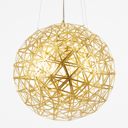 Lustre Spark Ball : Suspension Design Feu d'Artifice Métal