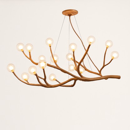 Lustre Vintage Résine Design Branche LED