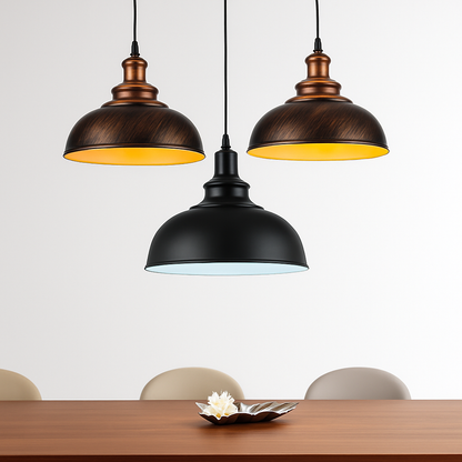 Lustre Vintage Industriel wecus - Suspension Métal Loft