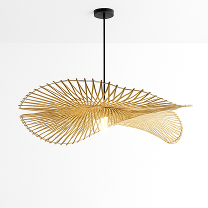 Lustre Osier Tissé Bambou Naturel & Chic
