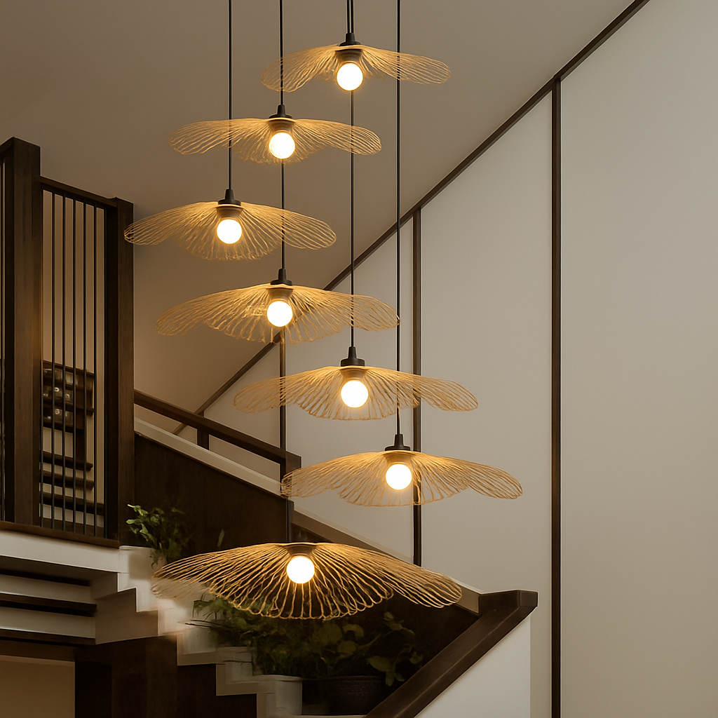 Lustre Osier Tissé Bambou Naturel & Chic