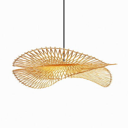 Lustre Osier Tissé Bambou Naturel & Chic