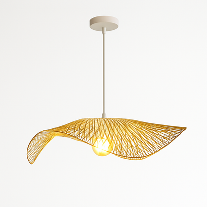 Lustre Osier Tissé Bambou Naturel & Chic