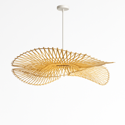 Lustre Osier Tissé Bambou Naturel & Chic