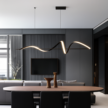 Lustre Suspension LED Dimmable Design Moderne