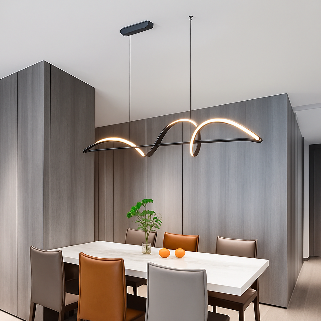 Lustre Suspension LED Dimmable Design Moderne