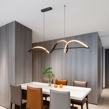 Lustre Suspension LED Dimmable Design Moderne