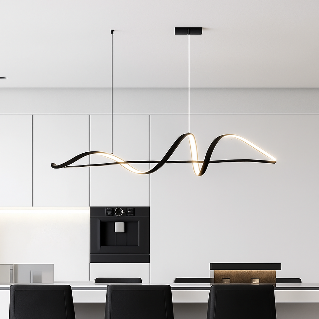 Lustre Suspension LED Dimmable Design Moderne