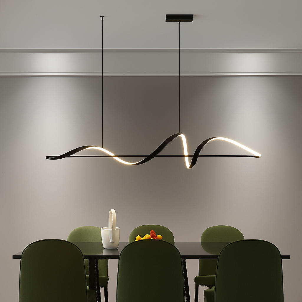 Lustre Suspension LED Dimmable Design Moderne