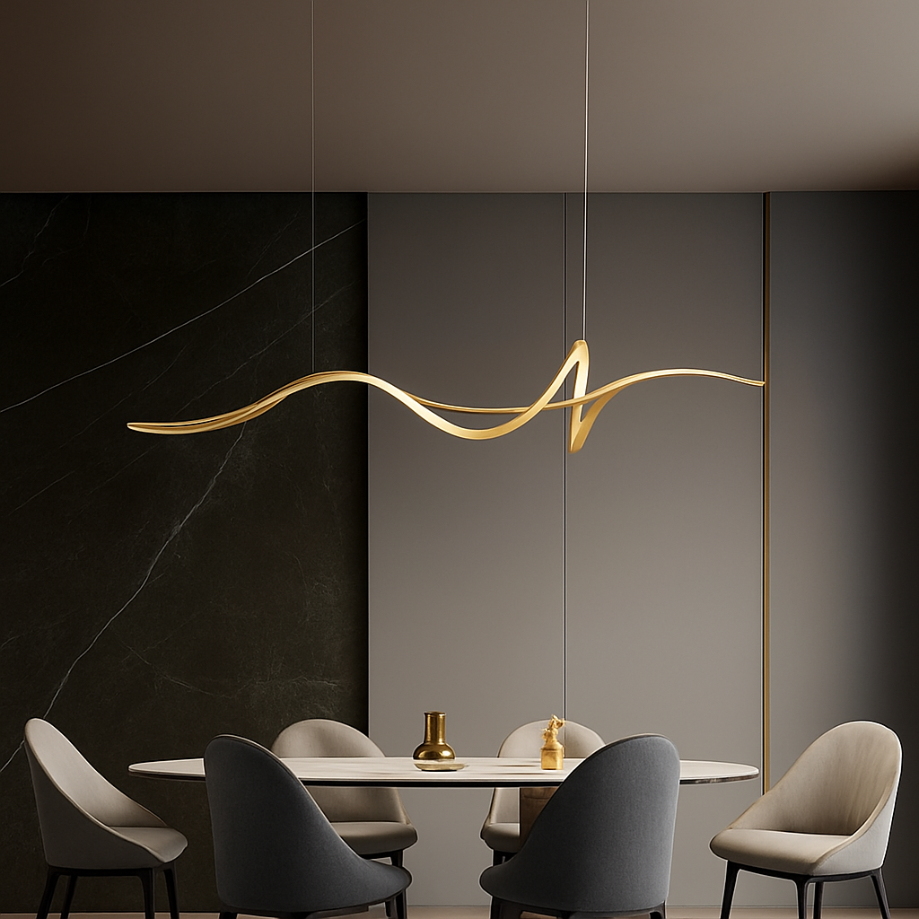 Lustre Suspension LED Dimmable Design Moderne