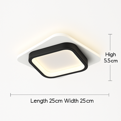 Plafonnier LED Design Moderne Bois & Métal
