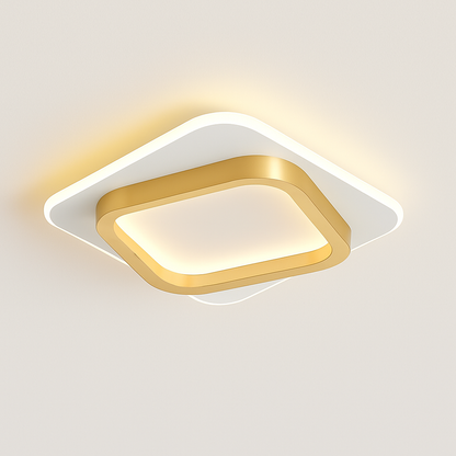 Plafonnier LED Design Moderne Bois & Métal