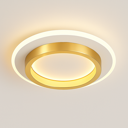 Plafonnier LED Design Moderne Bois & Métal