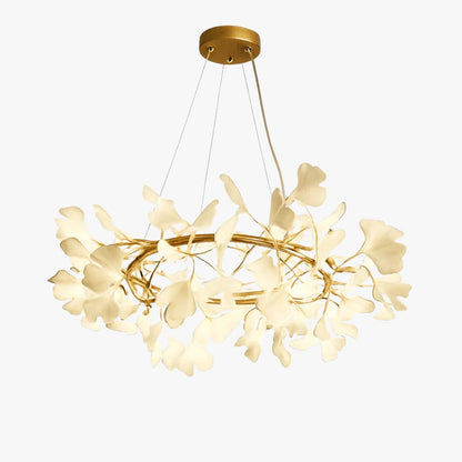 Lustre LED Feuille Ginkgo Design Nordique