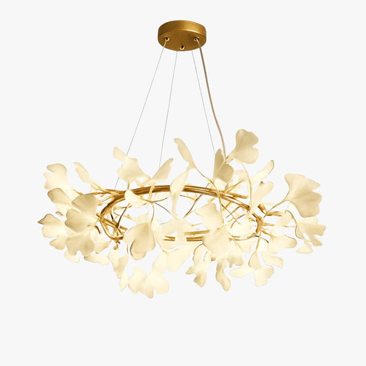 Lustre LED Feuille Ginkgo Design Nordique